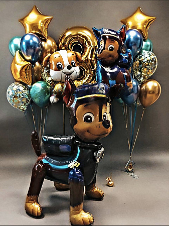 Букет шаров «Щенячий патруль» Paw Patrol