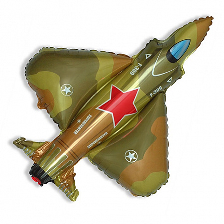 Шар Фигура, Самолет Истребитель, цвет хаки