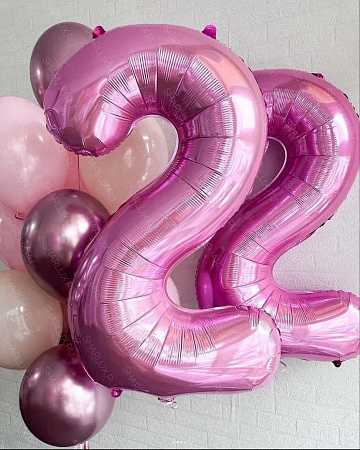 Композиция шаров на 22 года