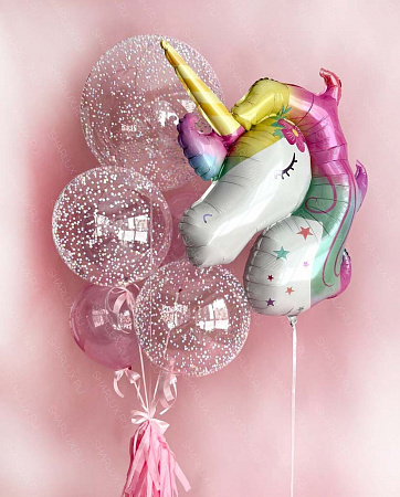 Шары bubbles и Единорог