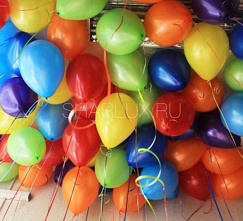Шары под потолок Радужные цвета