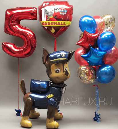 Шарики на 5 лет, Щенячий патруль