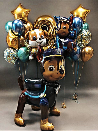 Букет шаров «Щенячий патруль» Paw Patrol